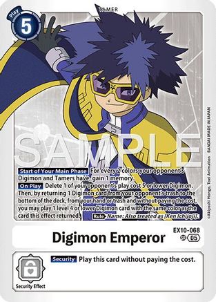 Digimon Emperor  (EX10-068) [Sinister Order] Foil