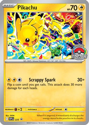 Pikachu (World Championship 2025) 225/null [SV Scarlet & Violet Promo Cards]