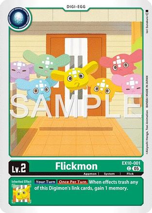 Flickmon  (EX10-001) [Sinister Order]