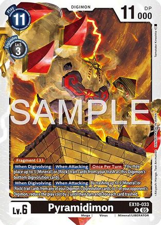Pyramidimon  (EX10-033) [Sinister Order] Foil