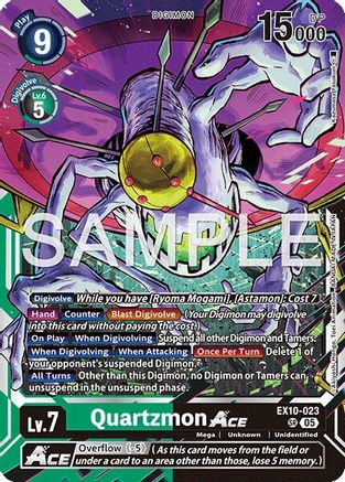 Quartzmon ACE  (EX10-023) [Sinister Order] Foil