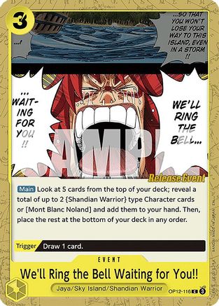 We'll Ring the Bell Waiting for You!! [Legacy of the Master Release Event Cards] Common