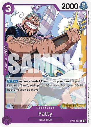 Patty [Legacy of the Master Release Event Cards] Common