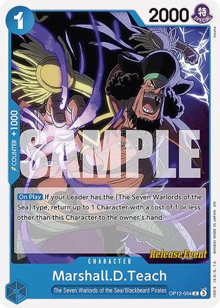 Marshall.D.Teach [Legacy of the Master Release Event Cards] Common