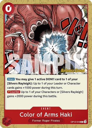 Color of Arms Haki [Legacy of the Master Release Event Cards] Common