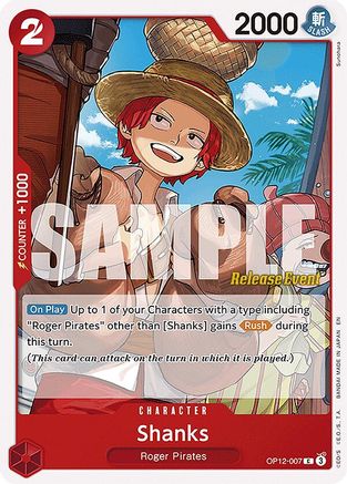 Shanks (007) [Legacy of the Master Release Event Cards] Common