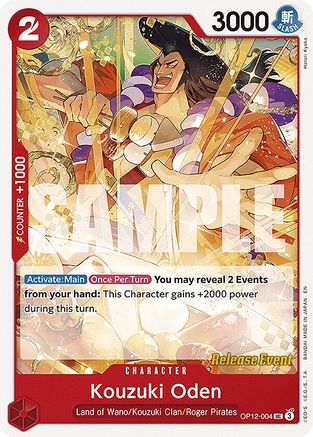 Kouzuki Oden [Legacy of the Master Release Event Cards] Uncommon