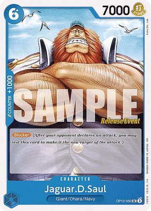 Jaguar.D.Saul [Legacy of the Master Release Event Cards] Uncommon