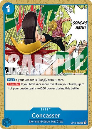 Concasser [Legacy of the Master Release Event Cards] Uncommon