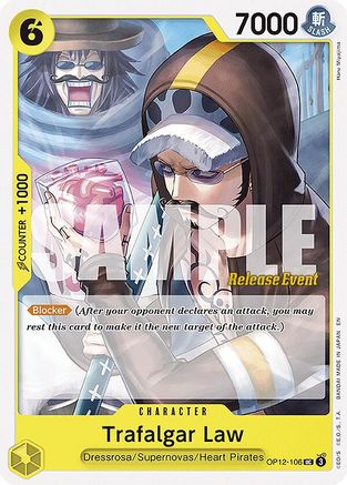Trafalgar Law (106) [Legacy of the Master Release Event Cards] Uncommon