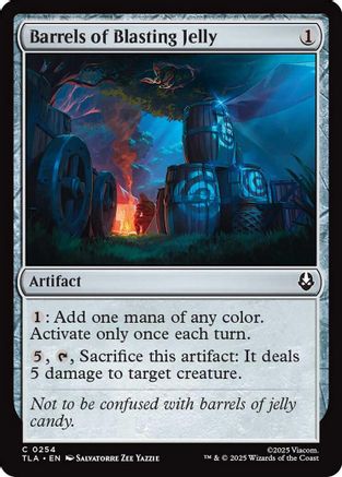 Barrels of Blasting Jelly (TLA-254) - Avatar: The Last Airbender Foil