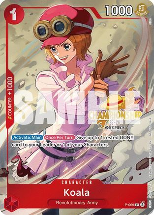 Koala (CS 25-26 Event Pack) [One Piece Promotion Cards] Promo