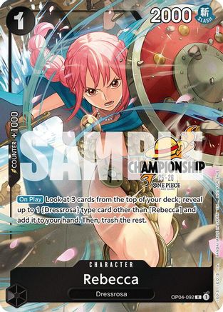 Rebecca (CS 25-26 Celebration Pack) [One Piece Promotion Cards] Rare