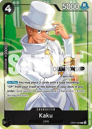 Kaku (CS 25-26 Celebration Pack) [One Piece Promotion Cards] Rare