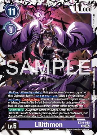 Lilithmon  (EX10-058) [Sinister Order] Foil