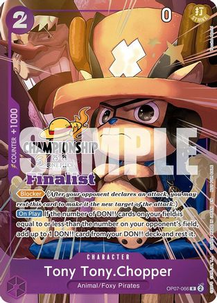 Tony Tony.Chopper (CS 25-26 Finalist Card Set 1) [One Piece Promotion Cards] Rare