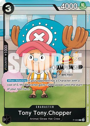 Tony Tony.Chopper (CS 25-26 Event Pack Finalist Ver.) [One Piece Promotion Cards] Promo
