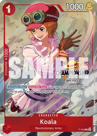 Koala (CS 25-26 Event Pack Finalist Ver.) [One Piece Promotion Cards] Promo