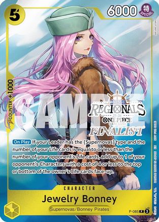 Jewelry Bonney (Online Regional Finalist Card Set 2025 Vol.2) [One Piece Promotion Cards] Promo