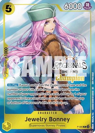 Jewelry Bonney (Online Regional Champion Card Set 2025 Vol.2) [One Piece Promotion Cards] Promo