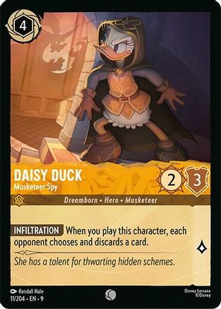 Daisy Duck - Musketeer Spy (11/204) Fabled (Non-Foil)