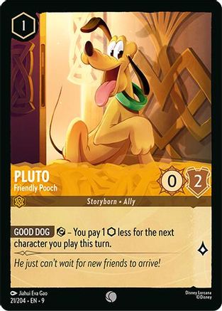 Pluto - Friendly Pooch (21/204) Fabled (Cold Foil)