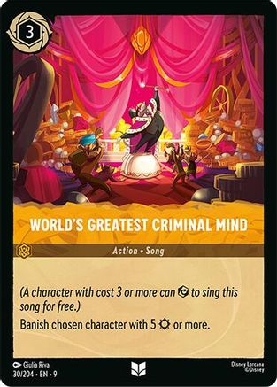 World's Greatest Criminal Mind (30/204) Fabled (Cold Foil)