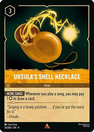 Ursula's Shell Necklace (33/204) Fabled (Cold Foil)