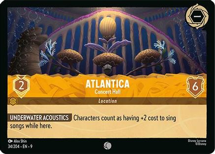 Atlantica - Concert Hall (34/204) Fabled (Cold Foil)