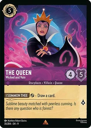 The Queen - Wicked and Vain (35/204) Fabled (Cold Foil)