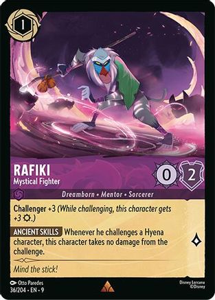 Rafiki - Mystical Fighter (36/204) Fabled (Cold Foil)