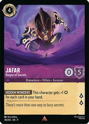 Jafar - Keeper of Secrets (38/204) Fabled (Cold Foil)