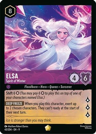 Elsa - Spirit of Winter (43/204) Fabled (Cold Foil)