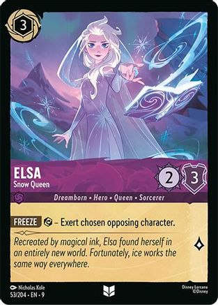 Elsa - Snow Queen (53/204) Fabled (Cold Foil)