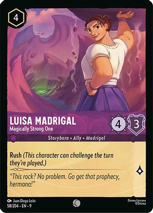 Luisa Madrigal - Magically Strong One (58/204) Fabled (Cold Foil)
