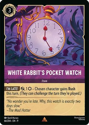 White Rabbit's Pocket Watch (66/204) Fabled (Cold Foil)