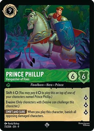 Prince Phillip - Vanquisher of Foes (73/204) Fabled (Cold Foil)