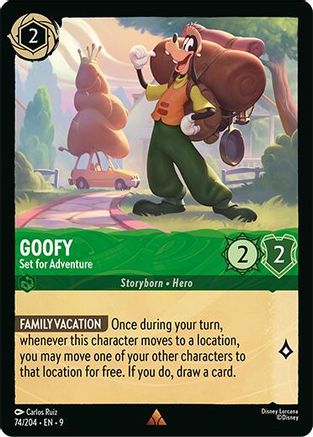 Goofy - Set for Adventure (74/204) Fabled (Cold Foil)
