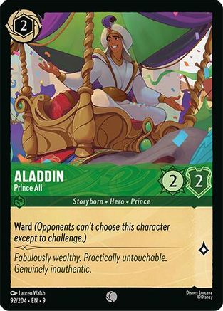 Aladdin - Prince Ali (92/204) Fabled (Cold Foil)