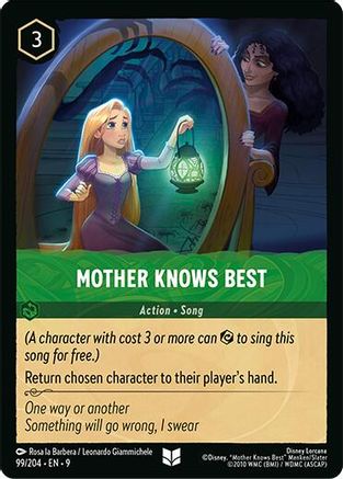 Mother Knows Best (99/204) Fabled (Cold Foil)