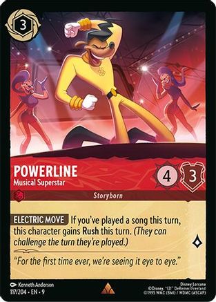 Powerline - Musical Superstar (117/204) Fabled (Cold Foil)