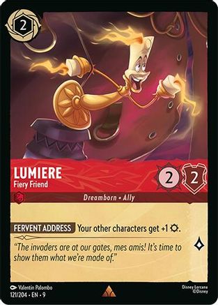 Lumiere - Fiery Friend (121/204) Fabled (Non-Foil)