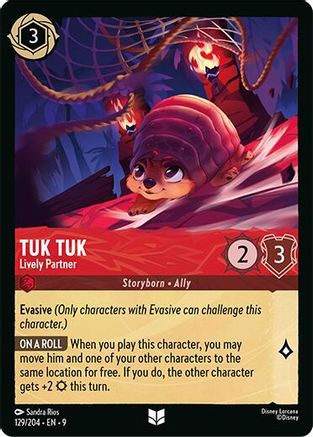 Tuk Tuk - Lively Partner (129/204) Fabled (Cold Foil)