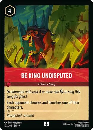 Be King Undisputed (133/204) Fabled (Non-Foil)