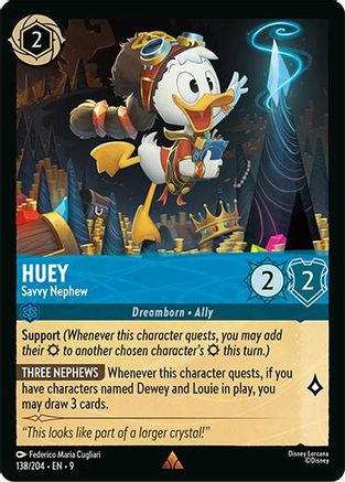 Huey - Savvy Nephew (138/204) Fabled (Cold Foil)