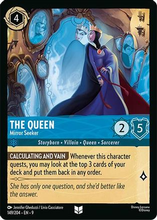 The Queen - Mirror Seeker (149/204) Fabled (Cold Foil)