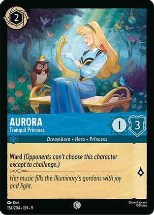 Aurora - Tranquil Princess (154/204) Fabled (Cold Foil)