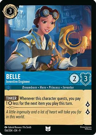 Belle - Inventive Engineer (156/204) Fabled (Non-Foil)