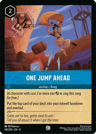 One Jump Ahead (165/204) Fabled (Cold Foil)