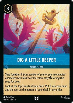 Dig a Little Deeper (166/204) Fabled (Cold Foil)